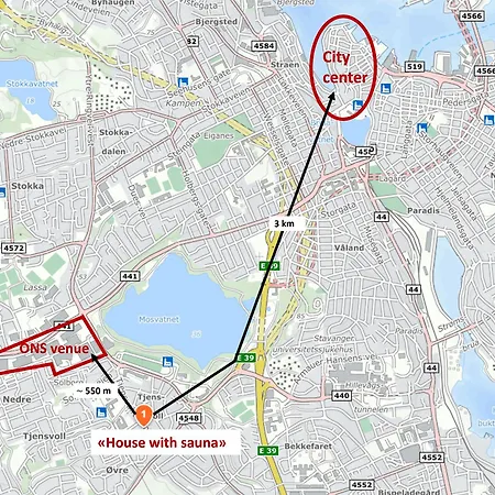 Feriehus House 5 Min Walk From Ons, Three Bedrooms Stavanger
